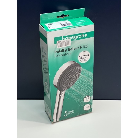 Ручной душ hansgrohe Pulsify Select S 105 3jet Relaxation 24110000/U2, хром, уцененный товар