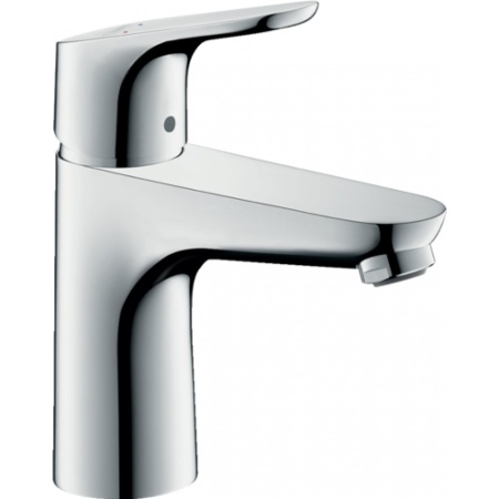 Смеситель для раковины 100, однорычажный, LowFlow, со сливным гарнитуром Hansgrohe 31603000, хром