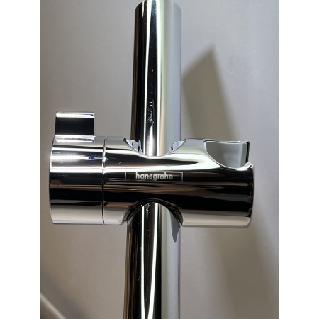 Душевой гарнитур hansgrohe Croma Select E 110 1jet со штангой 65 см 26584400/U, белый/хром, уцененный товар
