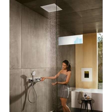 Верхний душ hansgrohe Raindance Е 1 jet 400*400 мм. 26252000, хром
