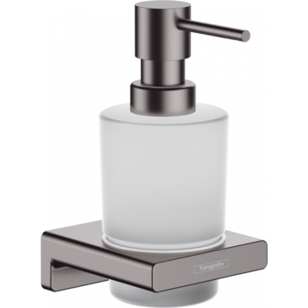 Диспенсер для жидкого мыла AddStoris Hansgrohe 41745340, шлифованный черный хром