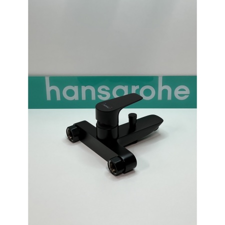Смеситель для ванны hansgrohe Talis E 71740670/U, матовый черный, уцененный товар