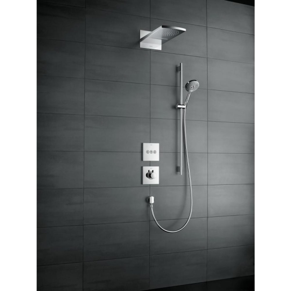 Душевой набор hansgrohe Raindance Select S 120 3jet/Unica 26631400, белый/хром