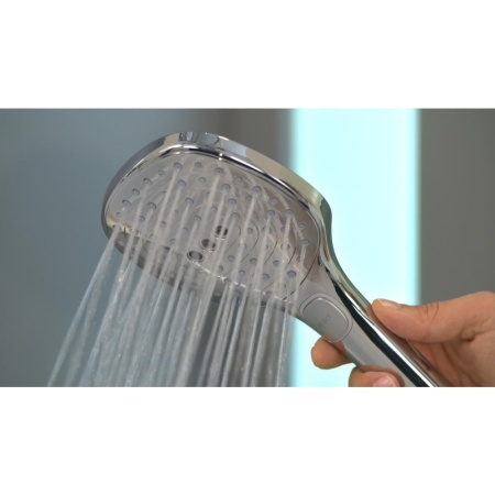 Ручной душ hansgrohe Raindance Select 120 Air 3jet 26520400, белый/хром