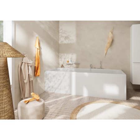 Смеситель для ванны hansgrohe Tecturis S напольного монтажа, 73440000, хром
