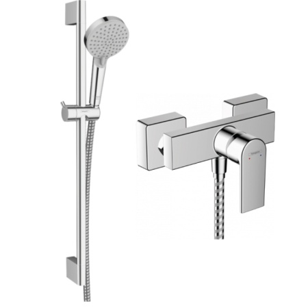 Готовый набор для душа hansgrohe Vernis Shape HG-PR87, хром