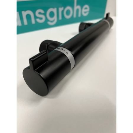 Термостат для душа hansgrohe Ecostat Comfort 13116670/U, матовый черный, уцененный товар