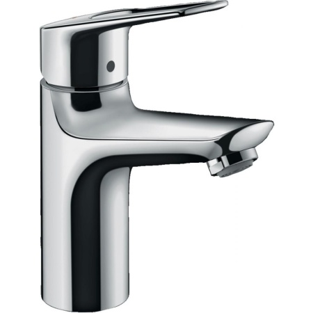 Смеситель для раковины hansgrohe Novus Loop однорычажный со сливным гарнитуром 71081000, хром