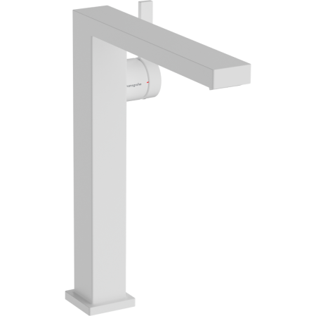 Смеситель для раковины hansgrohe Tecturis E 240 Fine CoolStart, EcoSmart+, с донным клапаном Push-Open, 73070700, матовый белый