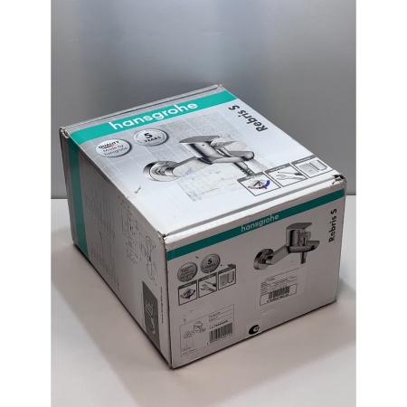 Смеситель для ванны hansgrohe Rebris S 72440000/U, хром, уцененный товар