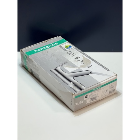 Смеситель для раковины hansgrohe Talis S 100 72020000/U, хром, уцененный товар