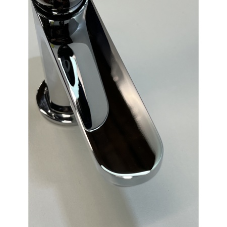 Смеситель для раковины hansgrohe Rebris S 80, со сливным гарнитуром 72510000/U, хром, уцененный товар