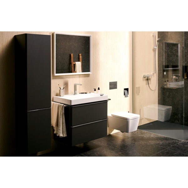 Смеситель для раковины hansgrohe Tecturis E 150 CoolStart EcoSmart+, с донным клапаном, 73053000, хром