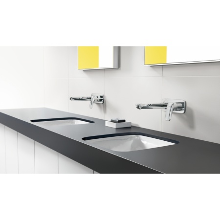 Внешняя часть смесителя для раковины hansgrohe Logis скрытого монтажа, настенный 71220000/U, хром, уцененный товар