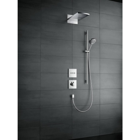 HG ShowerSelect Термостат hflow СМ BBC 15760340, шлифованный черный хром