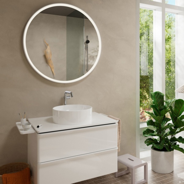 Смеситель для раковины hansgrohe Tecturis S 240 Fine, CoolStart, EcoSmart+, 73372000, хром