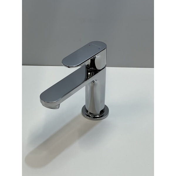 Смеситель для раковины hansgrohe Rebris S 80, со сливным гарнитуром 72510000/U, хром, уцененный товар