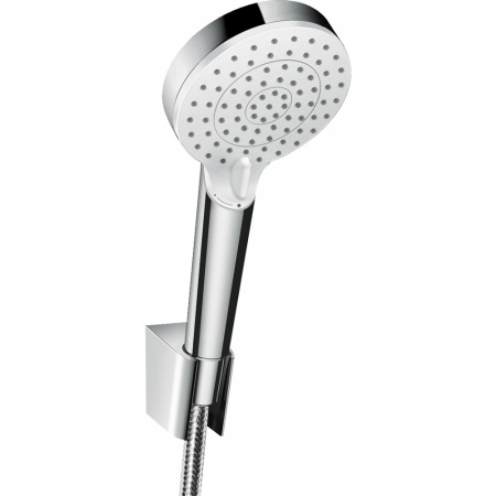 Душевой набор hansgrohe Crometta Vario 125 26691400, белый/хром