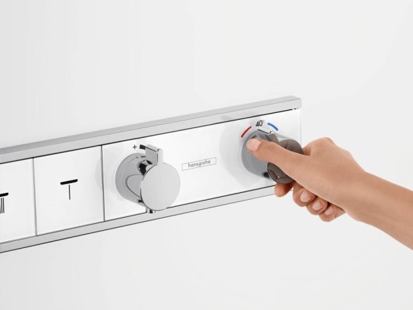 Hansgrohe 15382000S Set HG RainSelect термостатический смеситель для душа (15382000+15312180)