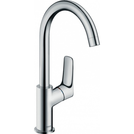 Смеситель hansgrohe Logis для раковины с поворотным изливом без сливного набора 71131000, хром