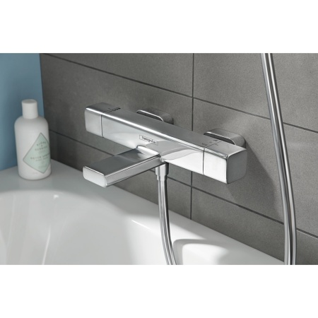 Термостат для ванны hansgrohe Ecostat E 15774000/U1, хром, уцененный товар