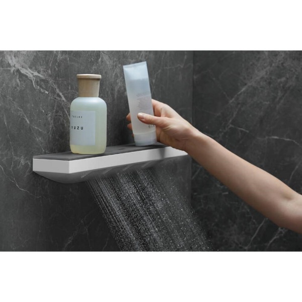 Плечевой душ hansgrohe Rainfinity 500 1jet с полкой для душа h26243700, матовый белый